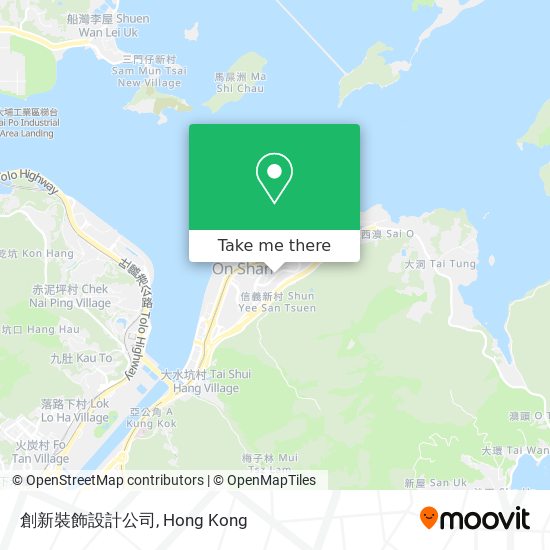 創新裝飾設計公司 map