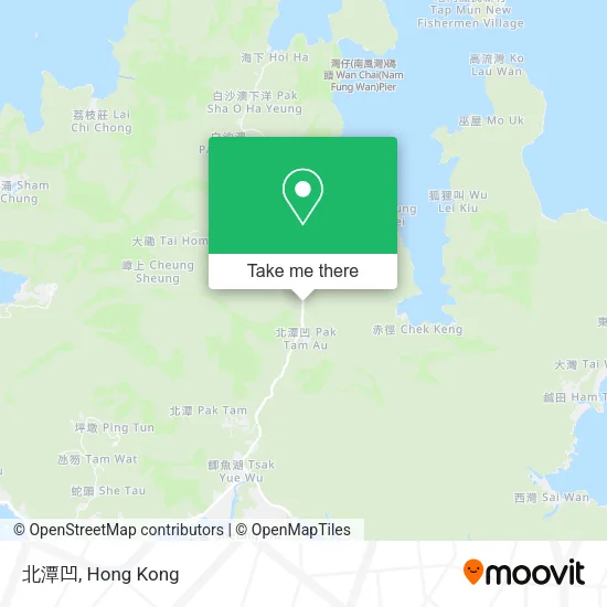 北潭凹地圖