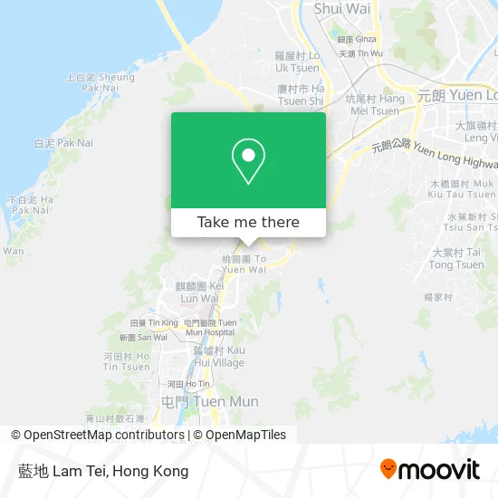 藍地 Lam Tei map