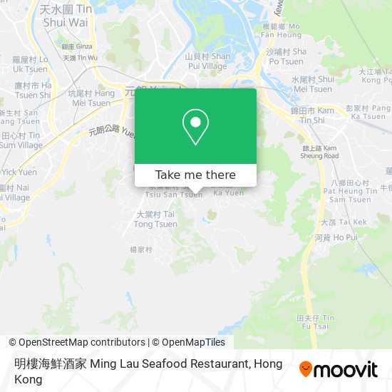 明樓海鮮酒家 Ming Lau Seafood Restaurant地圖