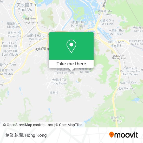 創業花園 map