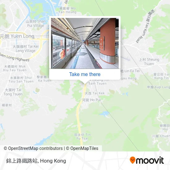 錦上路鐵路站 map