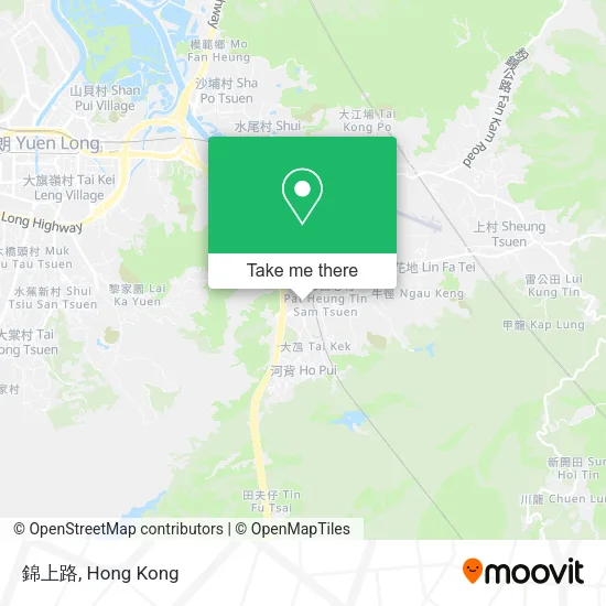 錦上路 map