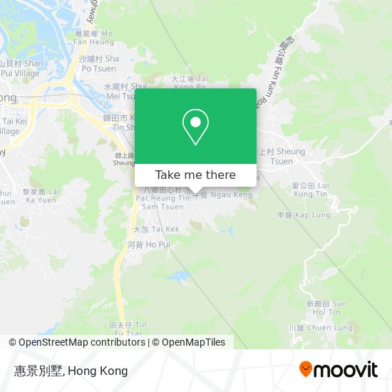 惠景別墅 map