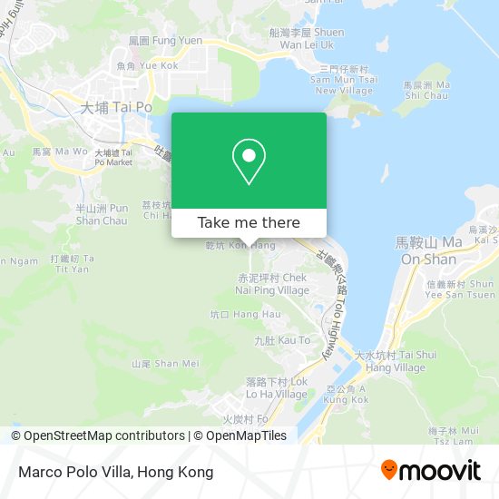 Marco Polo Villa map