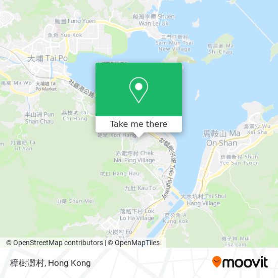 樟樹灘村地圖