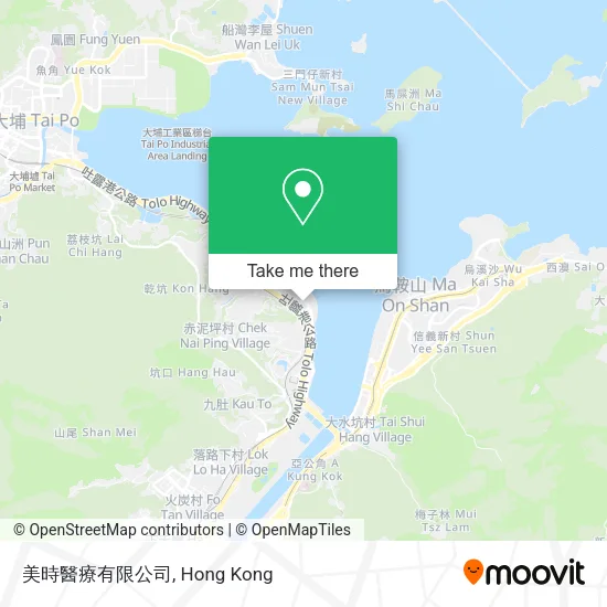 美時醫療有限公司地圖