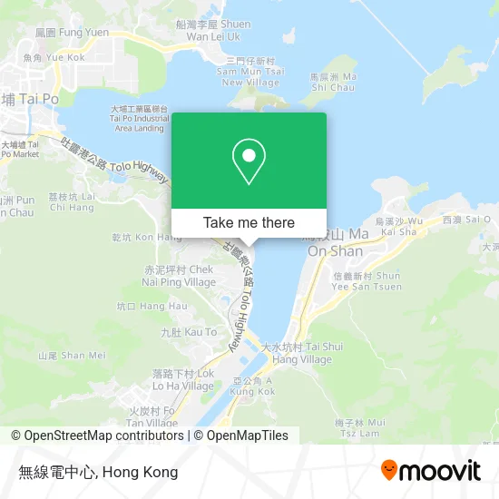 無線電中心地圖