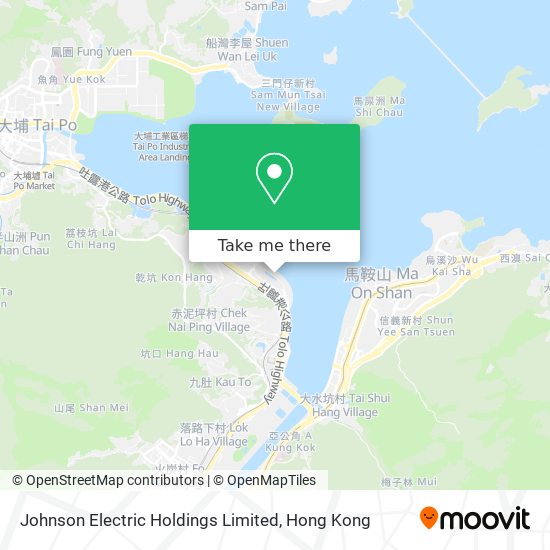Johnson Electric Holdings Limited地圖