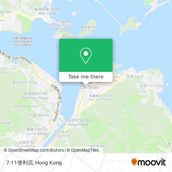 7-11便利店 map