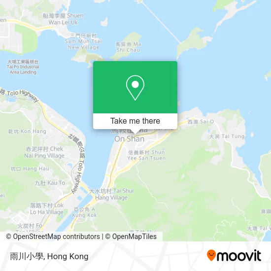 雨川小學 map