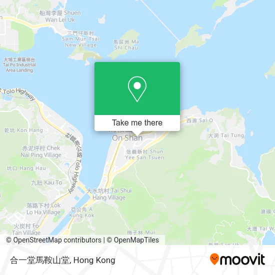 合一堂馬鞍山堂地圖