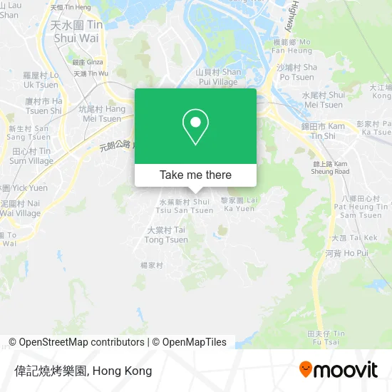偉記燒烤樂園地圖