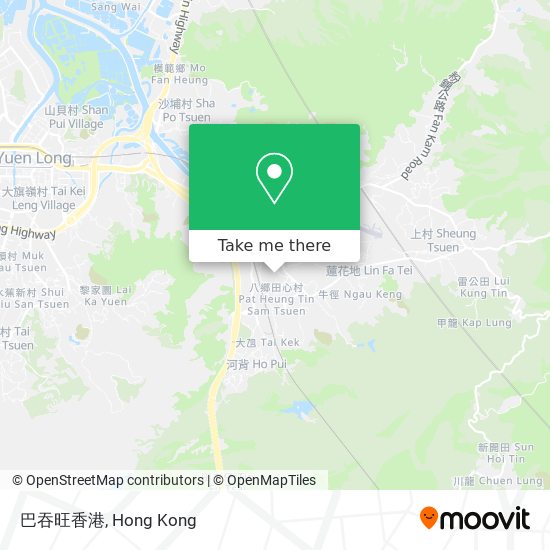 巴吞旺香港地圖