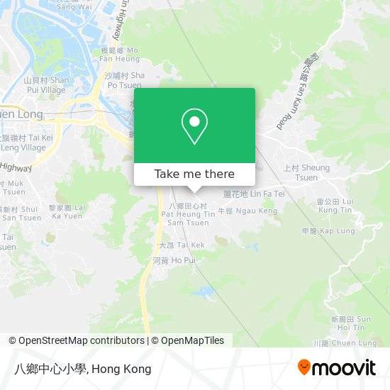 八鄉中心小學 map