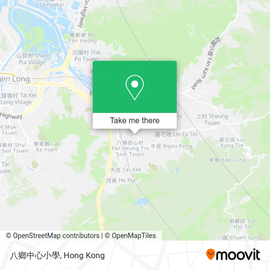 八鄉中心小學 map