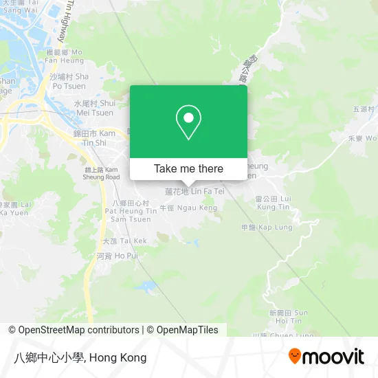 八鄉中心小學 map