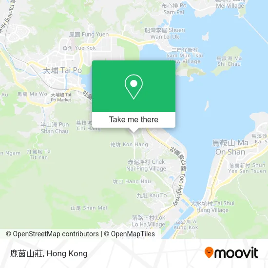 鹿茵山莊 map
