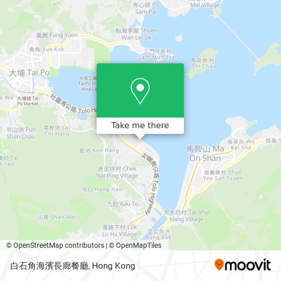 白石角海濱長廊餐廳 map