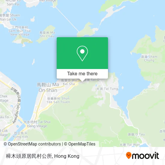樟木頭原居民村公所地圖