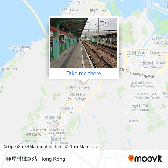 鍾屋村鐵路站 map