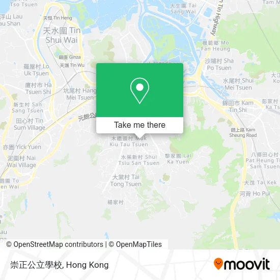 崇正公立學校 map