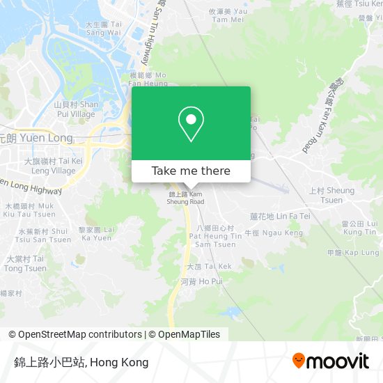 錦上路小巴站 map