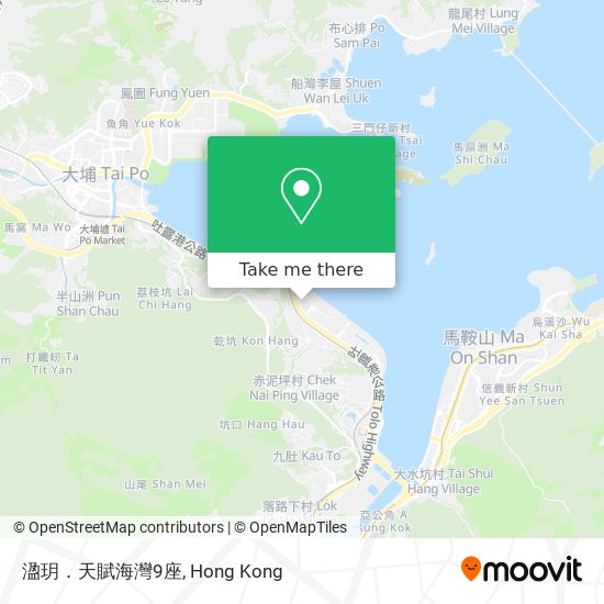 溋玥．天賦海灣9座 map