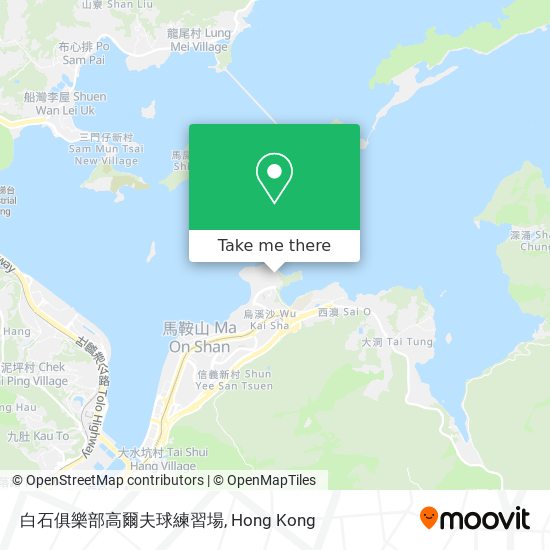 白石俱樂部高爾夫球練習場 map
