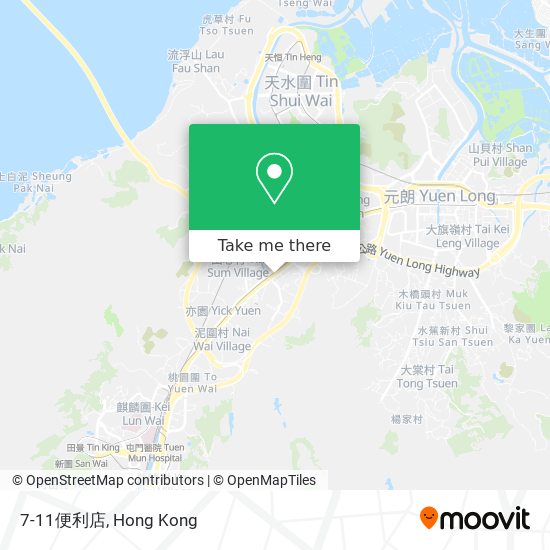 7-11便利店 map