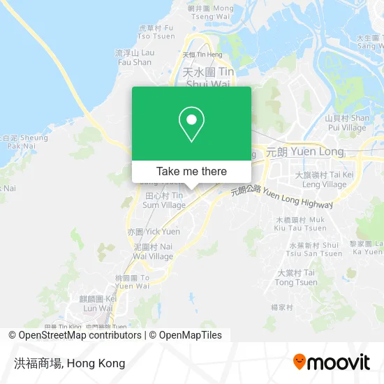洪福商場地圖