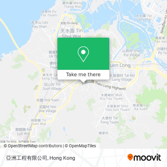 亞洲工程有限公司 map