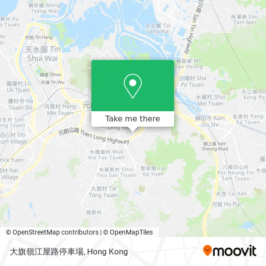 大旗嶺江屋路停車場 map
