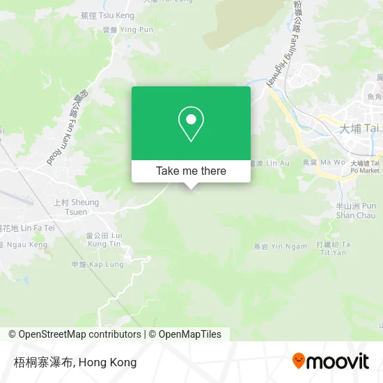 梧桐寨瀑布地圖