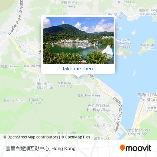 嘉里白鷺湖互動中心 map
