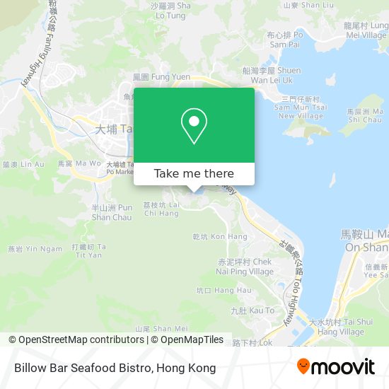 Billow Bar Seafood Bistro map