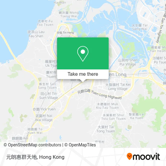 元朗惠群天地 map