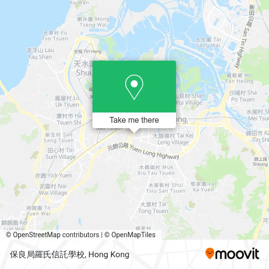 保良局羅氏信託學校地圖