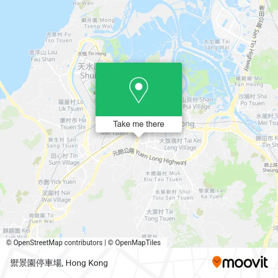 禦景園停車場地圖