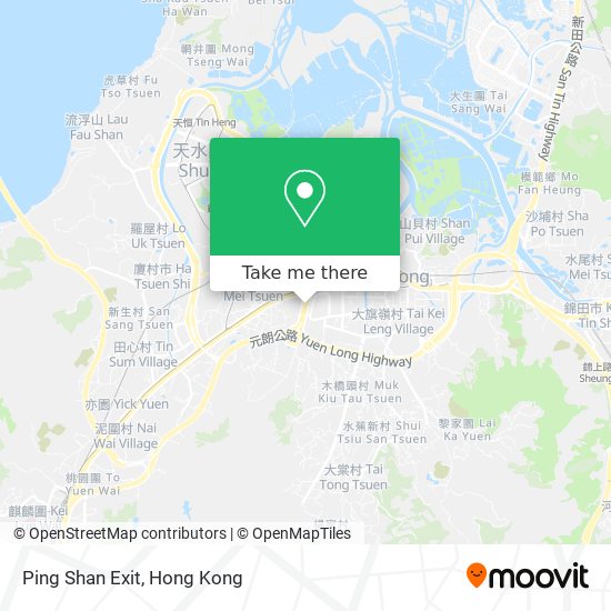 Ping Shan Exit map