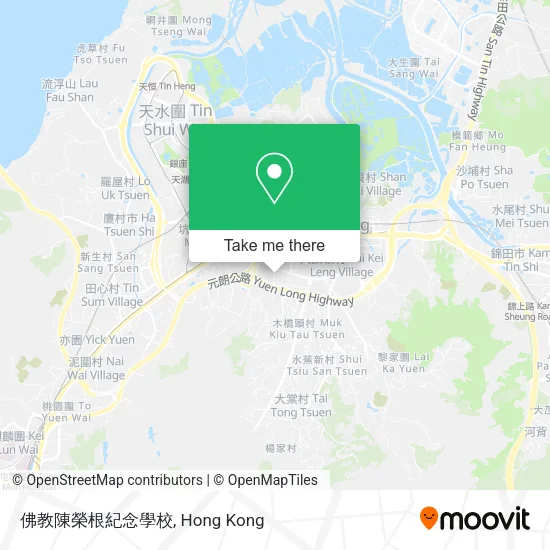 佛教陳榮根紀念學校地圖
