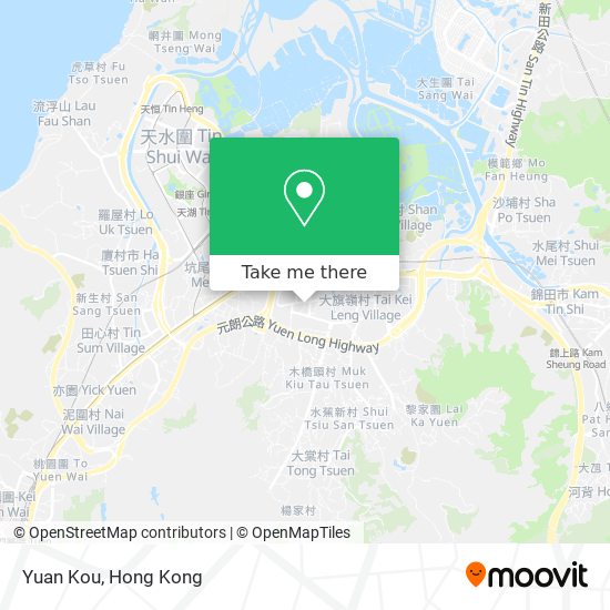 Yuan Kou map