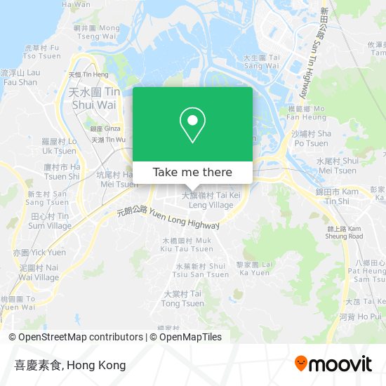 喜慶素食 map