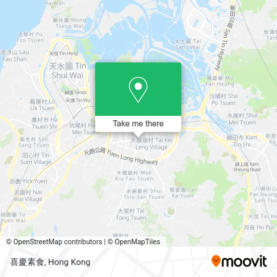 喜慶素食 map