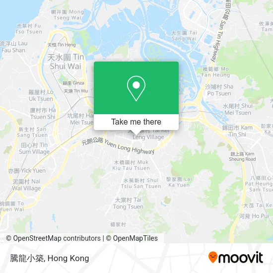 騰龍小築地圖