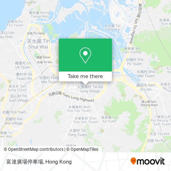富達廣場停車場 map