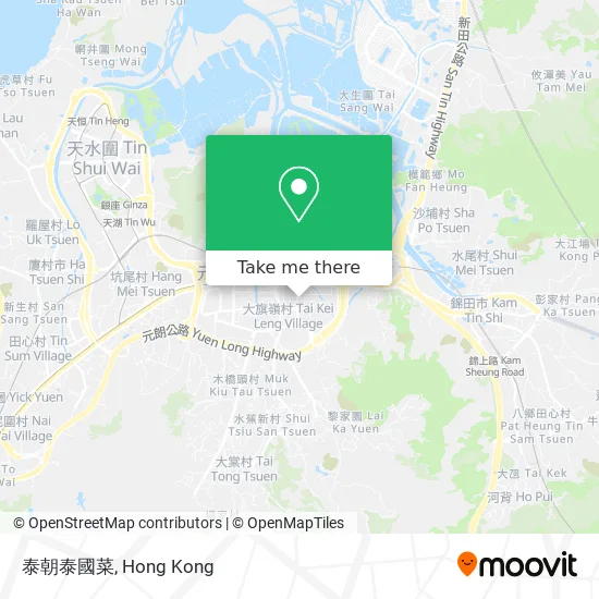 泰朝泰國菜地圖