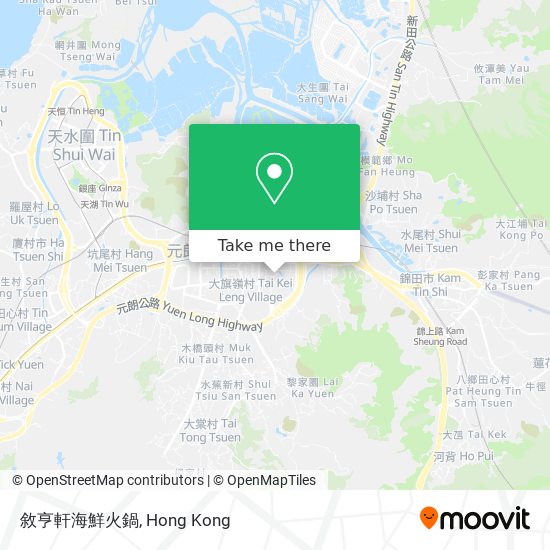 敘亨軒海鮮火鍋 map