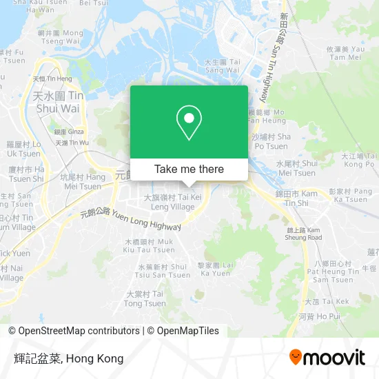輝記盆菜地圖