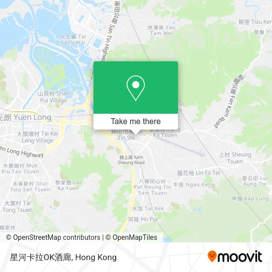 星河卡拉OK酒廊地圖